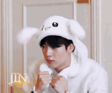Jin Bunny GIF - Jin Bunny Cutie GIFs