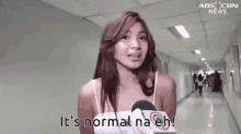 nadine lustre its normal interview