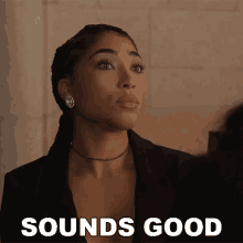 Sounds Good Brittany Pitts GIF - Sounds Good Brittany Pitts The Game GIFs