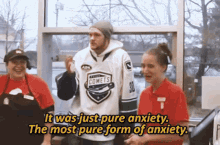 utica comets thatcher demko it was just pure anxiety the most pure form of anxiety anxiety