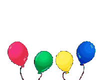 Happy Birthday To You Balloons Sticker - Happy Birthday To You Balloons Hbd Stickers