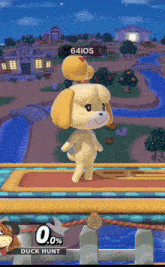a screenshot of a video game shows a duck hunt