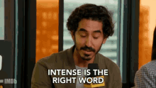 Intense Is The Right Word Nod GIF