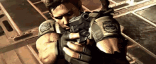 Albert Wesker Resident Evil5 GIF - Albert Wesker Resident Evil5 Chris Redfield GIFs