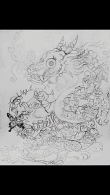 Doodlestic Drawing Vexx GIF - Doodlestic Drawing Vexx Vexx Epic Dragon GIFs