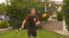 juggling flames fire focused hand eye coordination