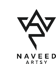 Naveed Artsy Logo Sticker - Naveed Artsy Logo Naveed Artsy Logo Stickers