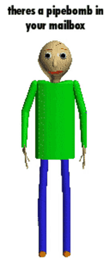there is a pipebomb in your mailbox baldi baldis basics
