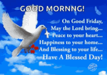 Good Morning Blessed Day GIF - Good Morning Blessed Day Dove GIFs