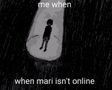 Omori Mari Isnt Online GIF - Omori Mari Isnt Online When Mari Isnt Online GIFs