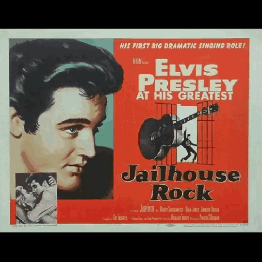 Vintage Elvis King Of Rock Crewneck Elvis Presley Elvis Gift Elvis Lyrics  Elvis Movie Jailhouse Rock