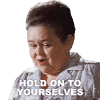 Hold On To Yourselves Tangina Sticker - Hold On To Yourselves Tangina Zelda Rubinstein Stickers
