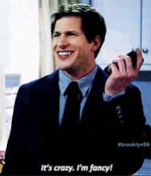 Andy Samberg Its Crazy Im Fancy GIF - Andy Samberg Its Crazy Im Fancy Im Fancy GIFs