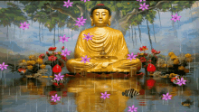 Lord Buddha Lord GIF - Lord Buddha Lord Flowers GIFs