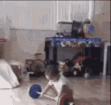 Baby Weight Lifting GIF - Baby Weight Lifting Strong GIFs