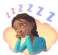 Sleepy Drowsy Sticker - Sleepy Drowsy Tired Stickers