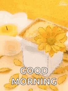 Yellow Flowers GIF - Yellow Flowers Good Morning GIFs