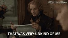 That Was Very Unkind Of Me Andrew Gower GIF - That Was Very Unkind Of Me Andrew Gower Ezra Spurnrose GIFs