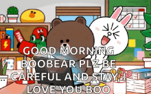brown bear and cony work distraction