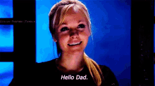 Hello Dad. GIF - Daughter Dad Father GIFs