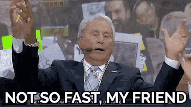 Lee Corso Not So Fast GIF - Lee Corso Not So Fast Wait One ...