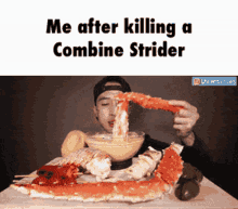 Strider Crab GIF - Strider Crab Food GIFs