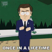 Once In A Lifetime John Aspinal GIF - Once In A Lifetime John Aspinal South Park GIFs