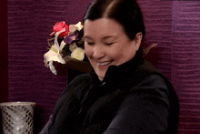 Mary Looking And Smiling Coronation Street GIF - Mary Looking And Smiling Coronation Street Corrie GIFs