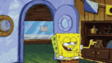 Sponge Bob Backs GIF - Sponge Bob Backs Happy GIFs