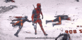 deadpool says maradona from outside the box in a scene