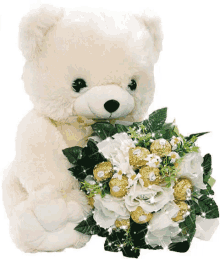 Love Teddy Bear GIF - Love Teddy Bear Roses GIFs