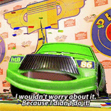 Cars Chick Hicks GIF - Cars Chick Hicks I Wouldnt Worry About It GIFs