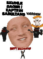 Kaptein Sabeltann Sticker