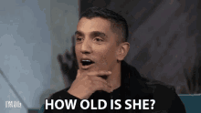 How Old Is She Thinking GIF - How Old Is She How Old Thinking GIFs