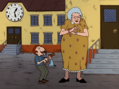 Finster feeds Randall a cookie