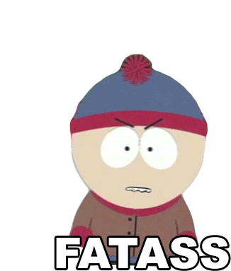 Fatass Stan Marsh Sticker - Fatass Stan Marsh South Park Stickers