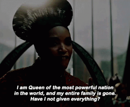 Ramonda Wakanda Forever GIF - Ramonda Wakanda Forever GIFs