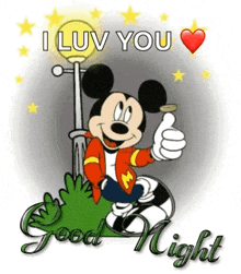 Good Night Mickey Mouse GIF - Good Night Mickey Mouse GIFs
