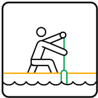 Canoe Sprint Olympics Sticker - Canoe Sprint Olympics Stickers