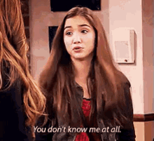 rowan blanchard you dont know me not at all