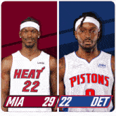 Miami Heat (29) Vs. Detroit Pistons (22) First-second Period Break GIF - Nba Basketball Nba 2021 GIFs