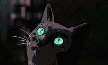 黒猫 まばたき GIF - 黒猫 まばたき アニメーション GIFs