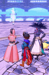 Dragon Quest X Jumping GIF - Dragon Quest X Jumping Dragon Quest 10 GIFs