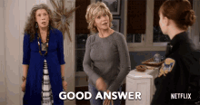 Good Answer Grace GIF - Good Answer Grace Jane Fonda GIFs