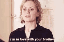 Im In Love W Ith Your Brother Amy Poehler GIF - Im In Love W Ith Your Brother Amy Poehler In Love GIFs