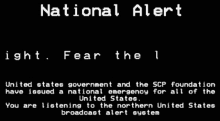 Scp Foundation United States Government GIF - Scp Foundation United States Government Broadcast Alert System GIFs