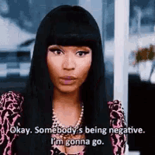 Nicki Minaj Negative GIF