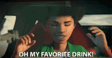 Oh My Favorite Drink Frostee Benson GIF