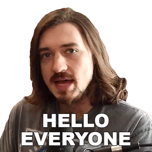 Hello Everyone Aaron Brown Sticker - Hello Everyone Aaron Brown Bionicpig Stickers