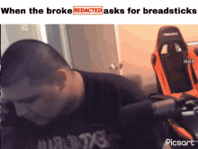 Breadsticks When The Broke GIF - Breadsticks When The Broke Ask For Bread Sticks GIFs